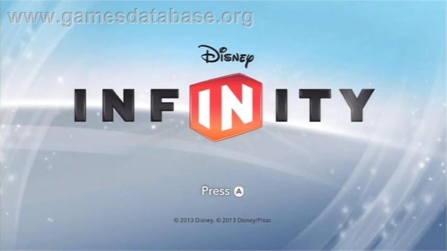 Disney Infinity - Nintendo Wii - Artwork - Title Screen